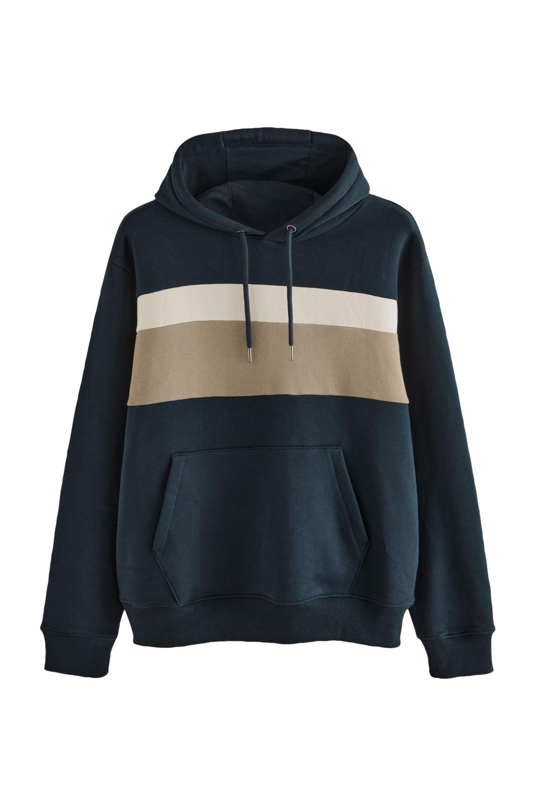 Next Kapuzensweatshirt Meliertes Kapuzensweatshirt in Blockfarben günstig online kaufen