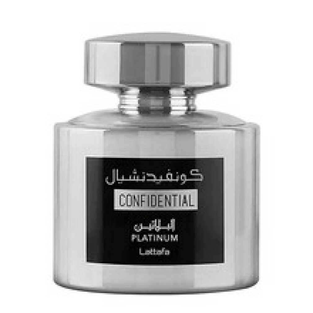 Platinum De Eau Lattafa Lattafa Eau Parfum Parfum ml de 100 Confidential