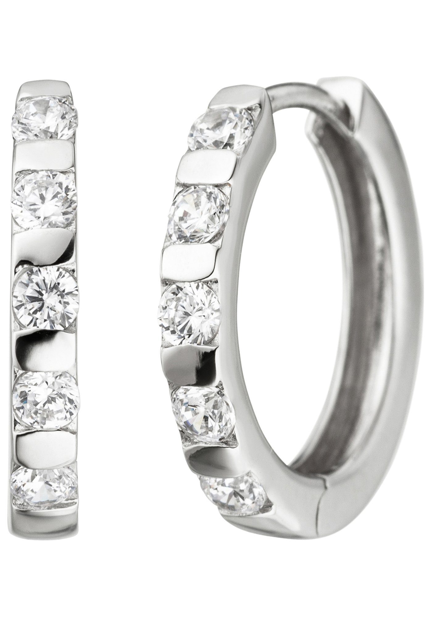 JOBO Paar Creolen, 925 Silber mit günstig online kaufen