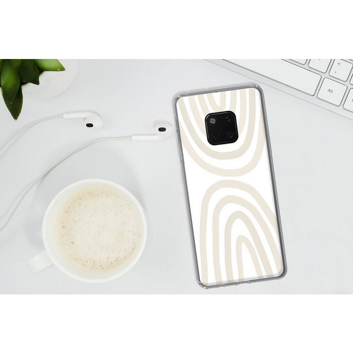 MuchoWow Handyhülle Regenbogen - Pastell - Design - Abstrakt Handyhülle Huawei Mate 20 Pro Handy Case Silikon Bumper Case OR12177
