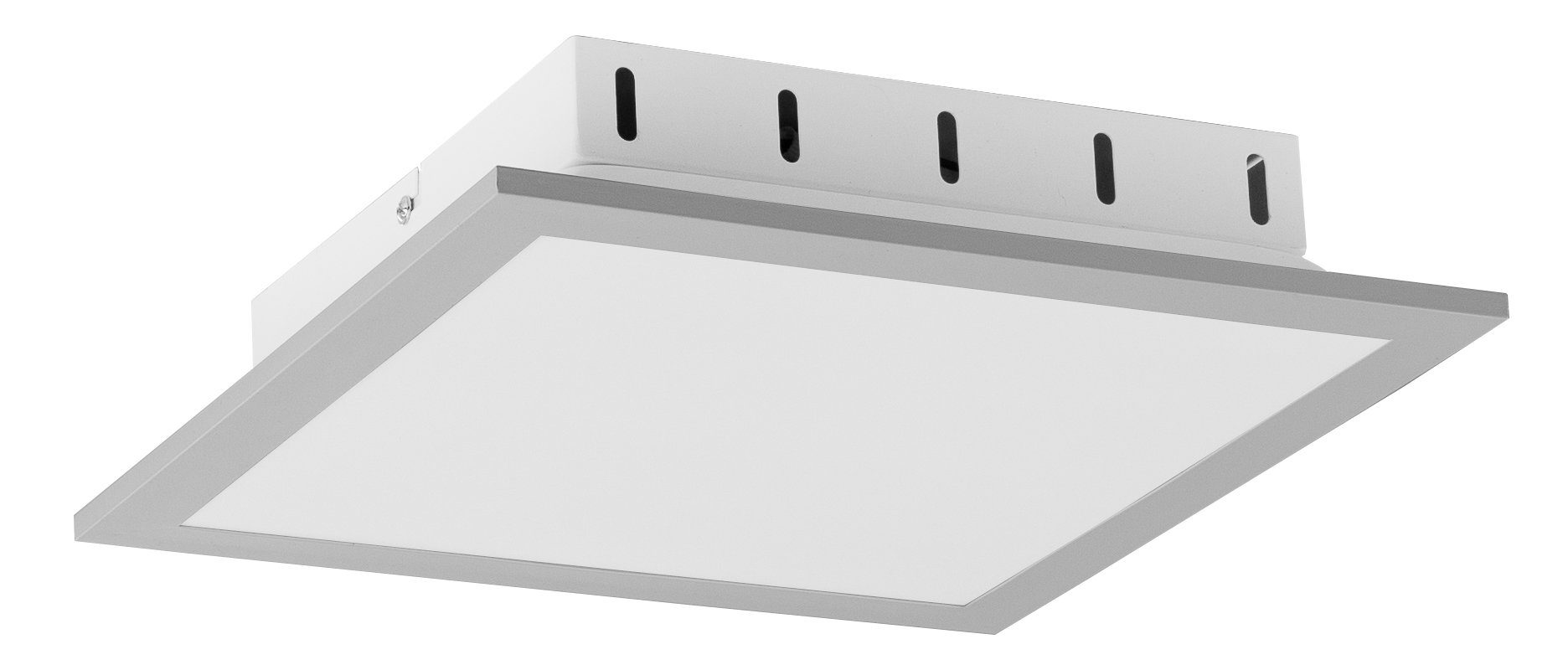 LED Metall Silber Deckenlampe Leuchten Nino Deckenleuchte bmf-versand Quadrat Deckenleuchte