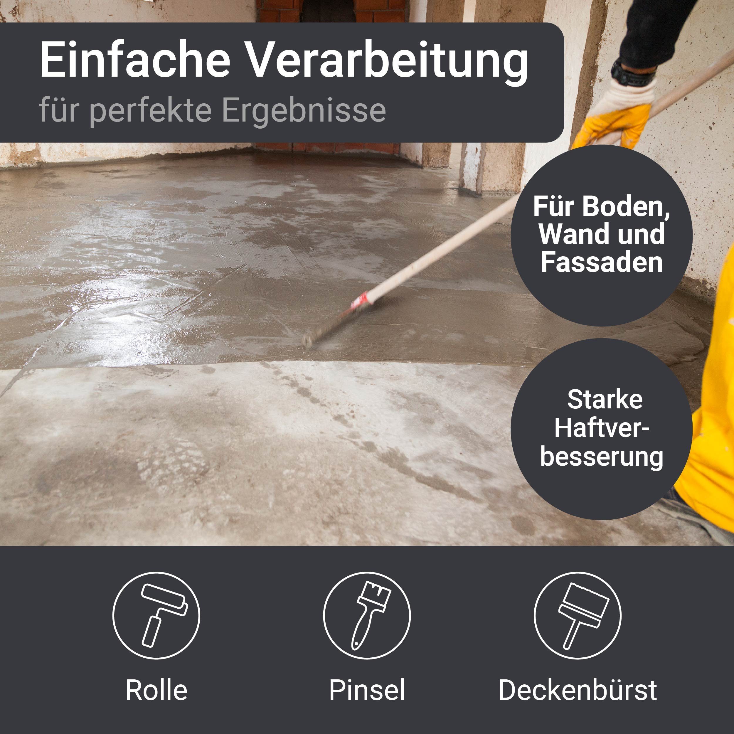 WO-WE Tiefengrund Tiefgrund Untergrungvorbereitung Putzgrund W518, 5-10L, Farblos