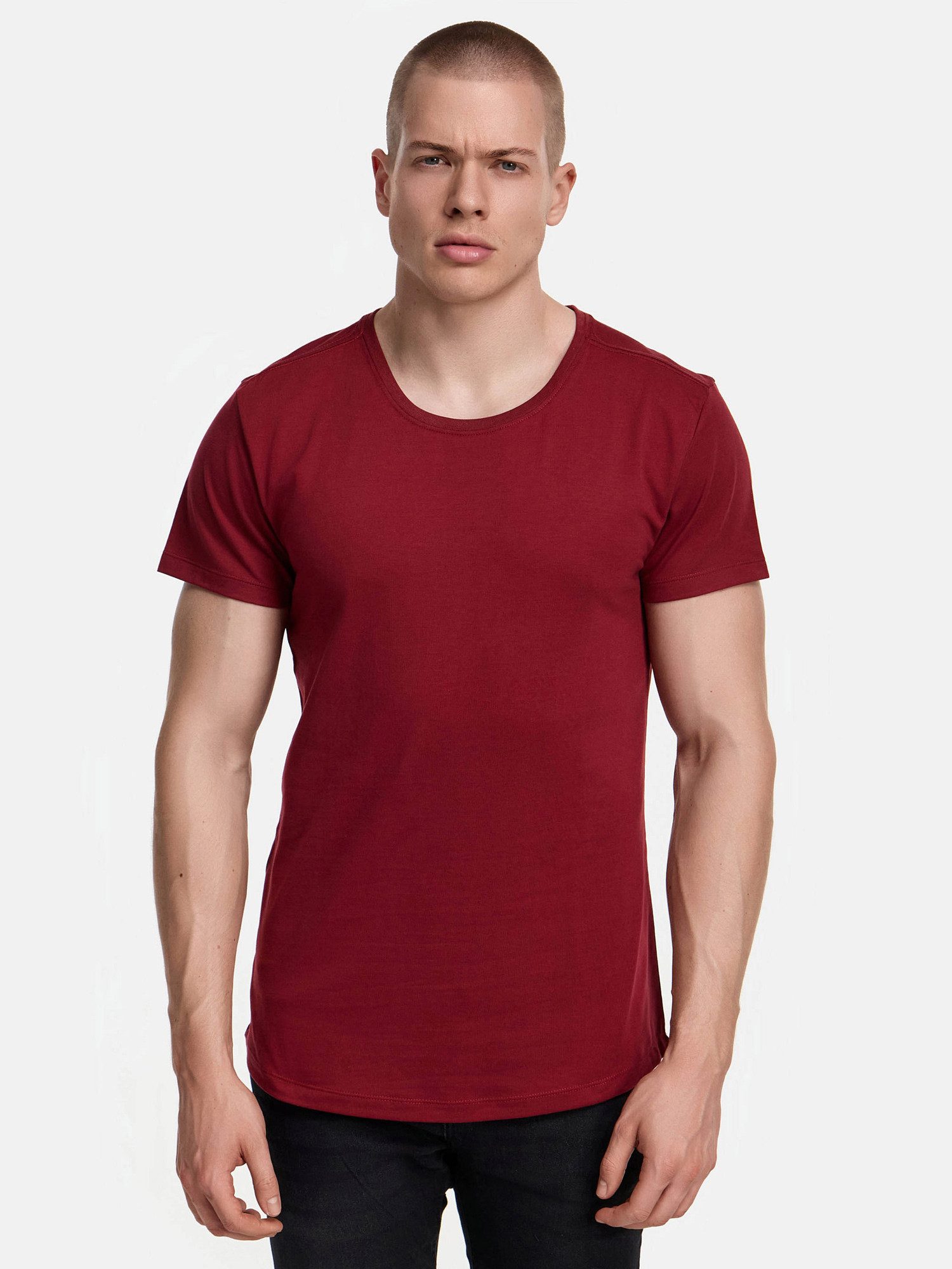 Tazzio T-Shirt E106 (Packung, 7-tlg., 7er-Pack) Herren Basic Rundhalsshirt