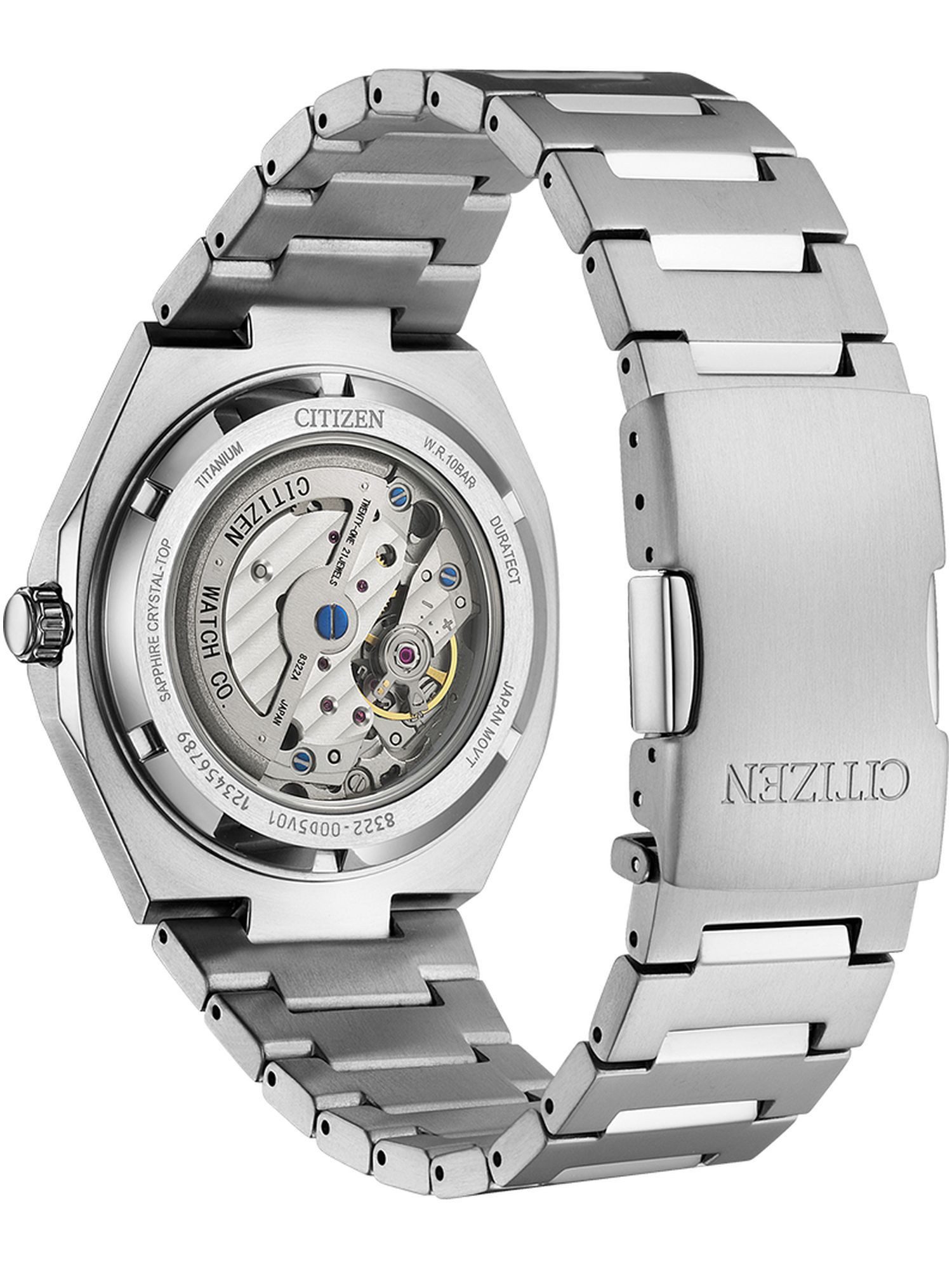 Citizen Chronograph NK5020-58L NK5020-58L, Citizen NK5020-58L Chronograph Uhr Herrenuhr Titan Chrono silber – Bild 3 von 3