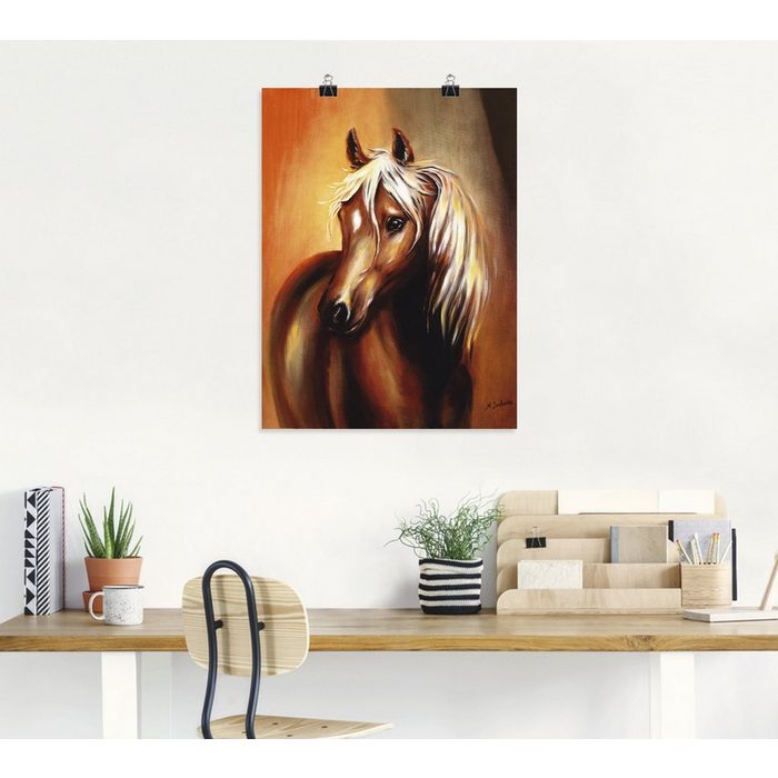 Artland Wandbild Pferd Fantasie Haustiere (1 St) als Alubild Leinwandbild Wandaufkleber oder Poster in versch. Größen
