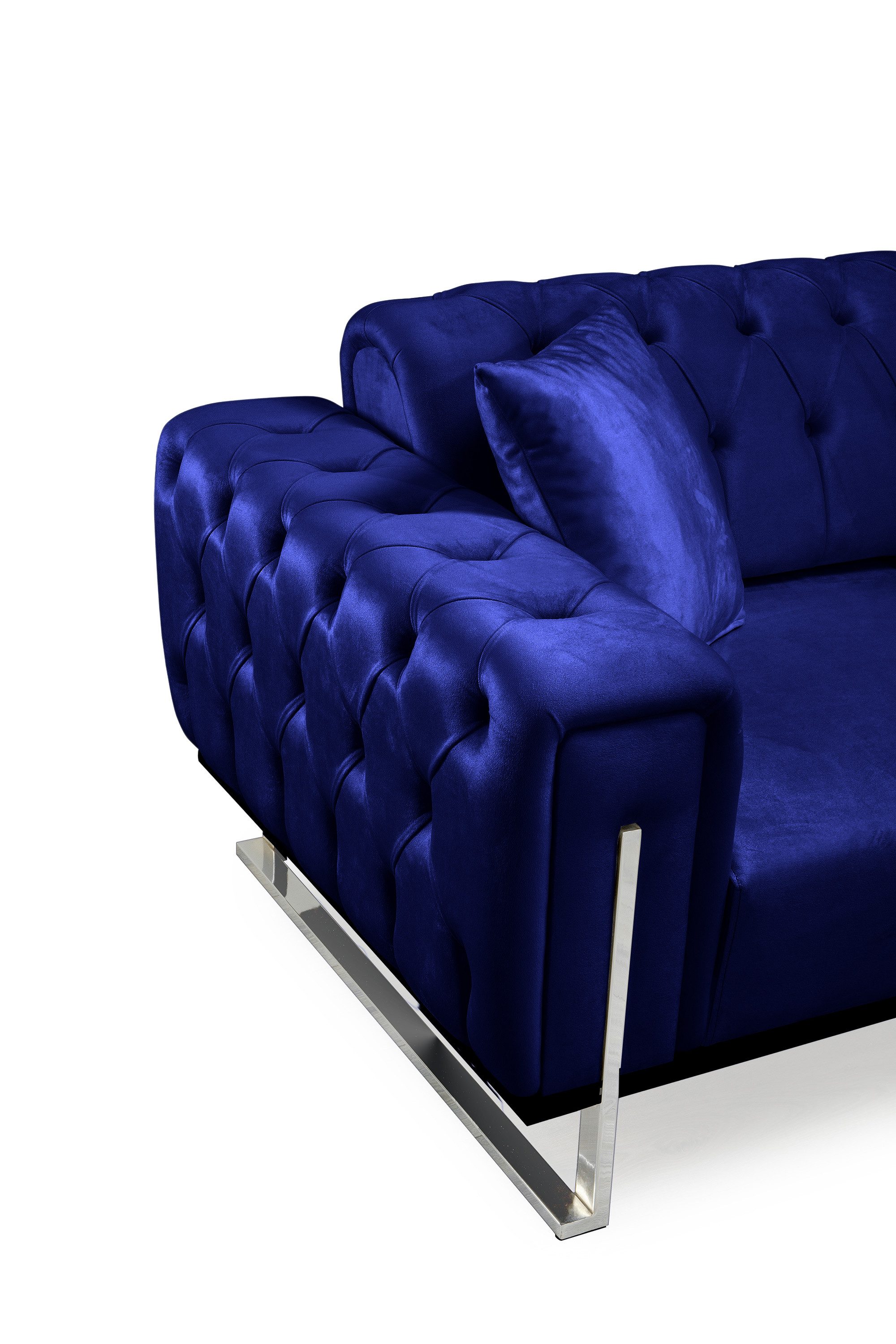 Palms-Store Sofa Valenci 6 Stoff-farben & 3 Kufen Farben, frei kombinierbar, mit Bettfunktion