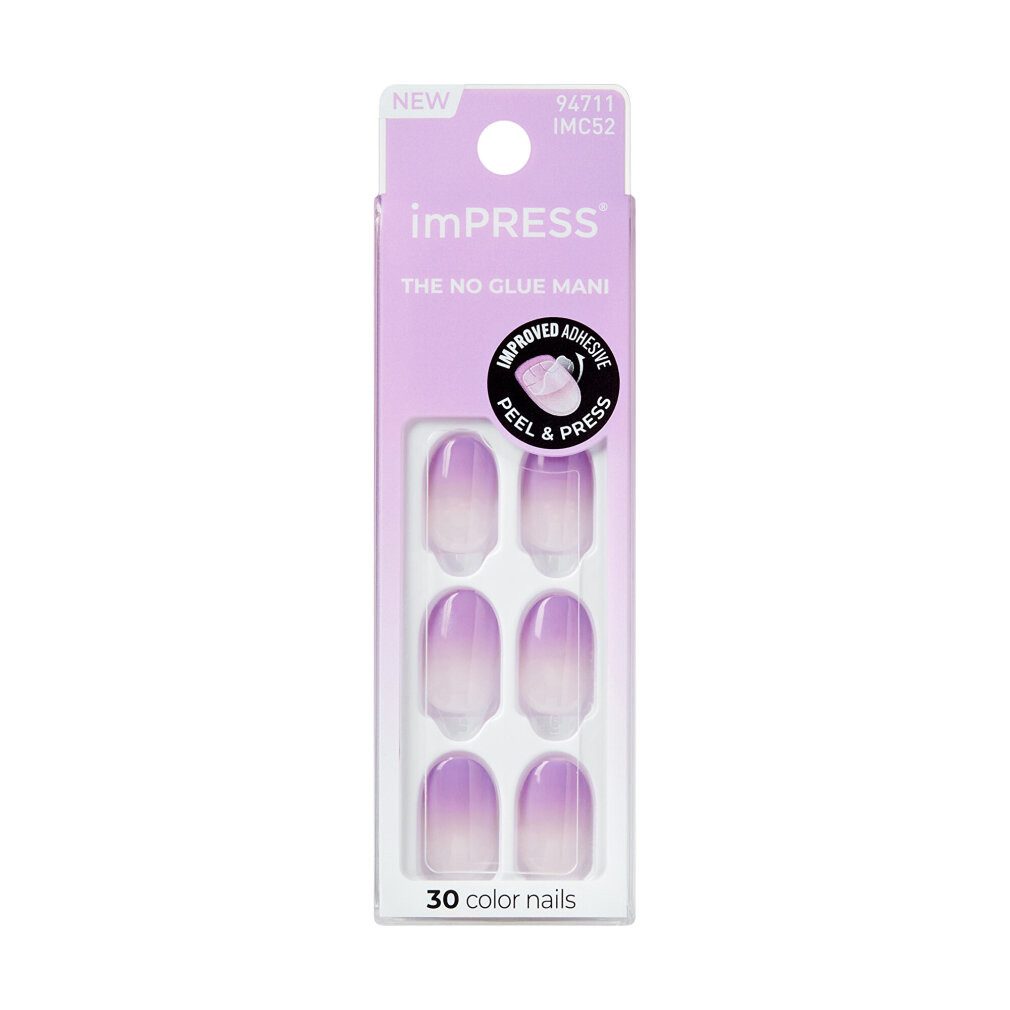Kiss Nageldesign Zubehör Selbstklebende Nägel ImPress Color Nails (Take A Chance) 30 Stück