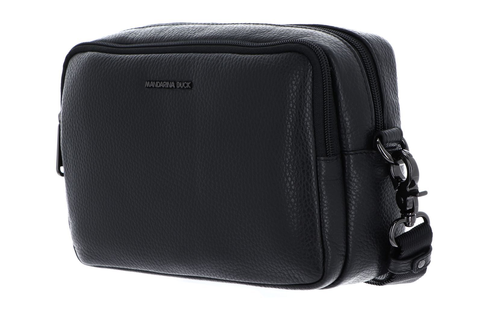 Mandarina Duck Umhängetasche Crossbody Camera Bag, aus echtem Kalbsleder