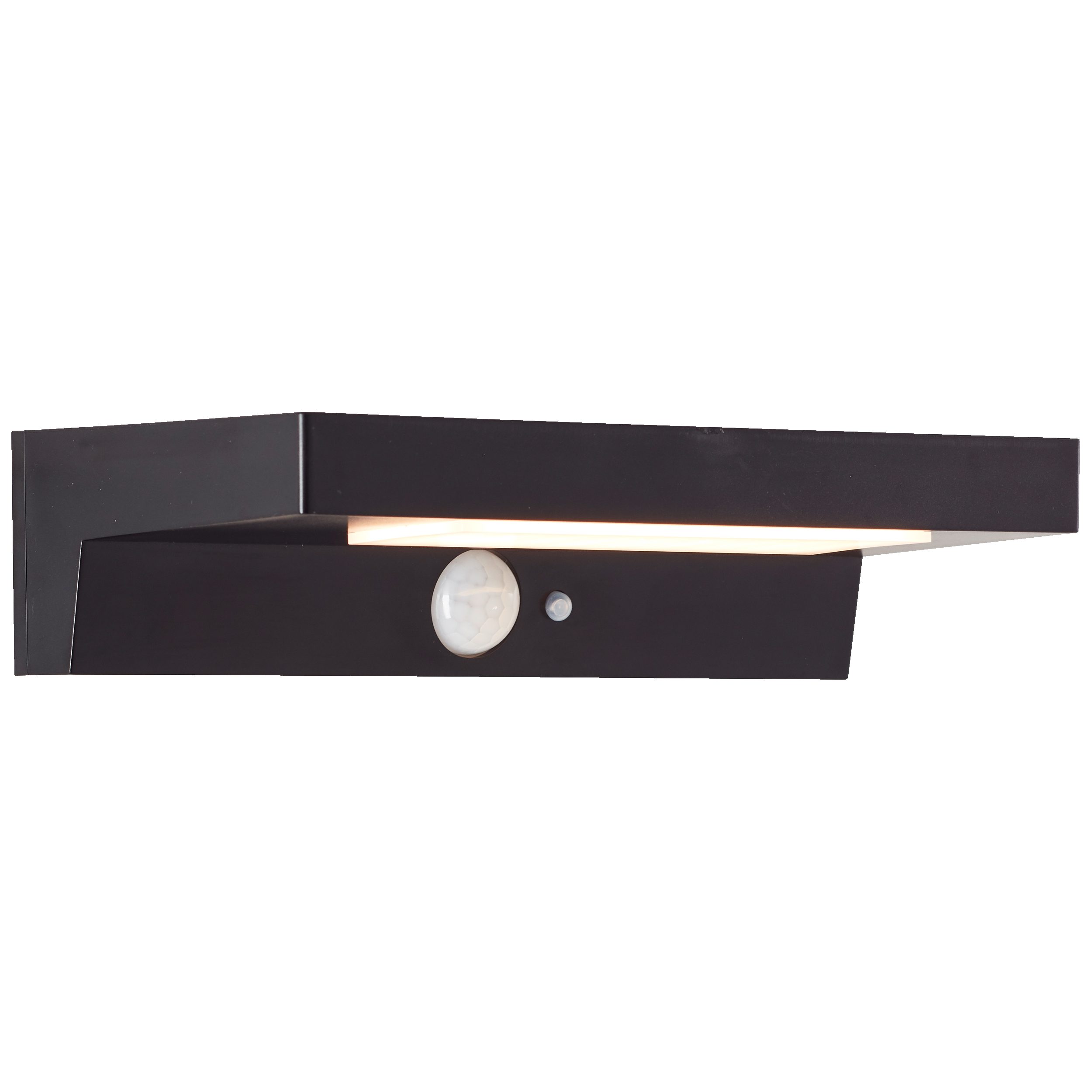 Lightbox Wandleuchte, Bewegungsmelder, LED fest integriert, Neutralweiß, LED Außenwandlampe, Solar, Bewegungsmelder, 5 x 21 x 11 cm, 3W, 430 lm