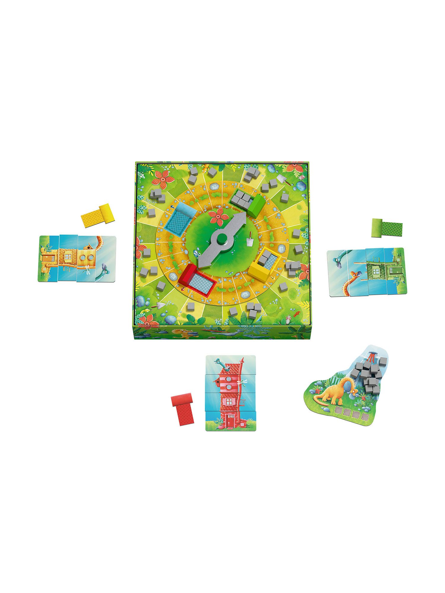 Haba Spiel Der Dino-Bautrupp, Gesellschaftsspiel, Brettspiel, Familienspiel