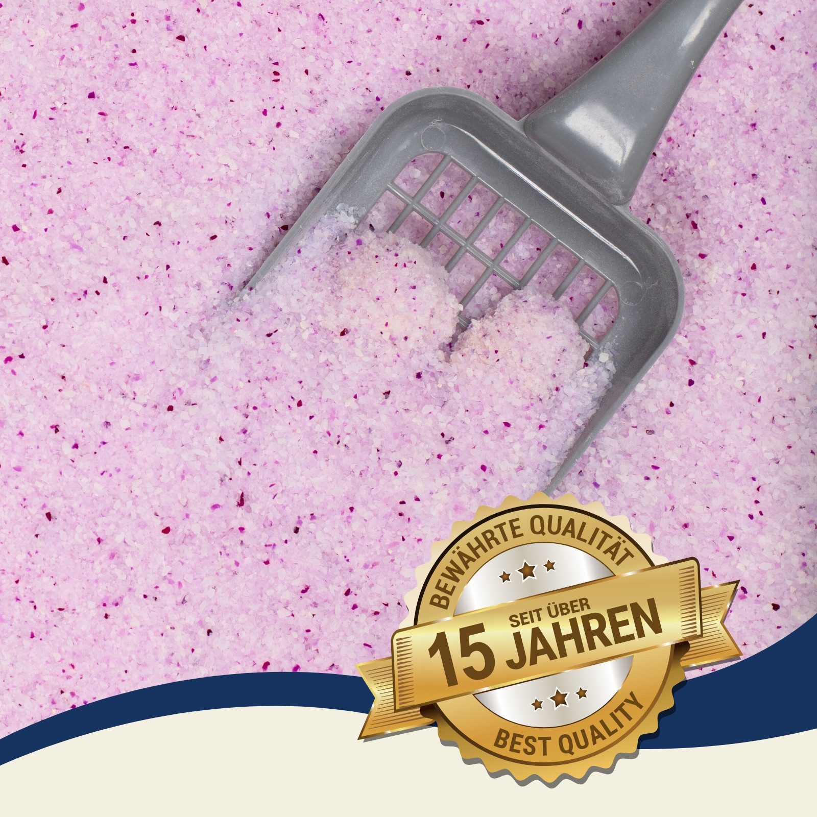 Lyra Pet Katzenstreu 6 x 5 Liter Lyra Pet® Lyra Power® Silica Silikat klumpend Katzenstreu, klumpend, staubfrei