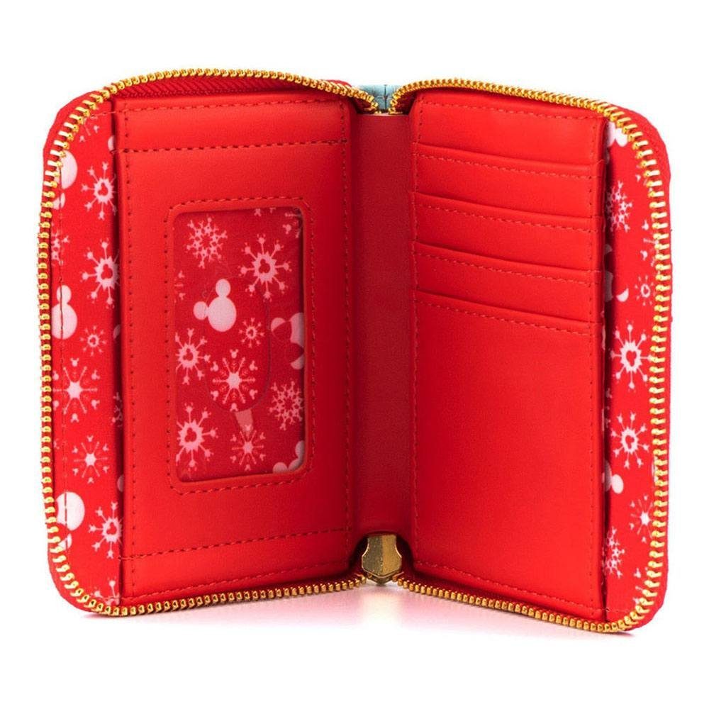 Loungefly Geldbörse Disney by Loungefly Geldbeutel Snowman Minnie & Mickey AOP (1-tlg)