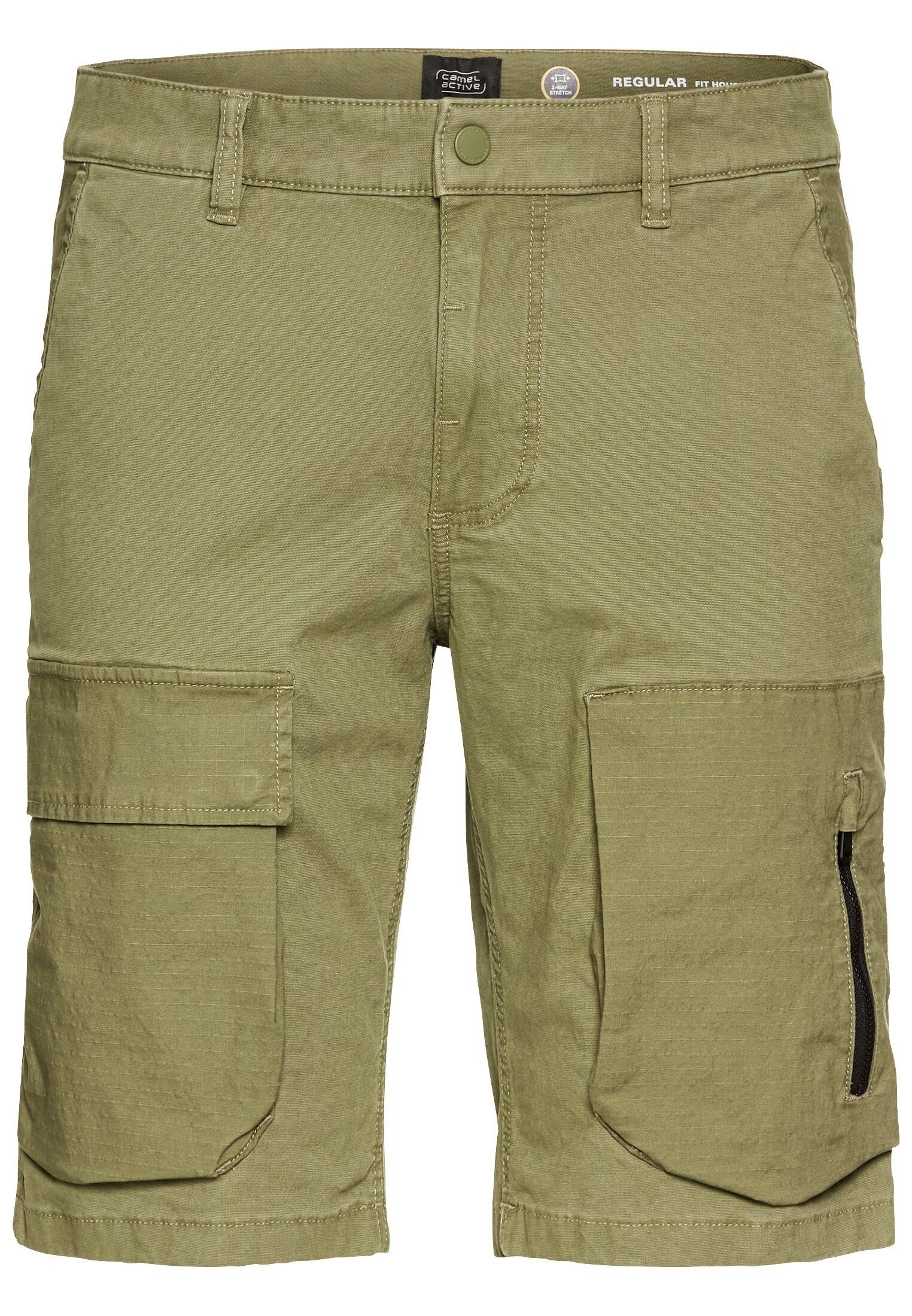 Cargoshorts mit Ripstop-Kontrast