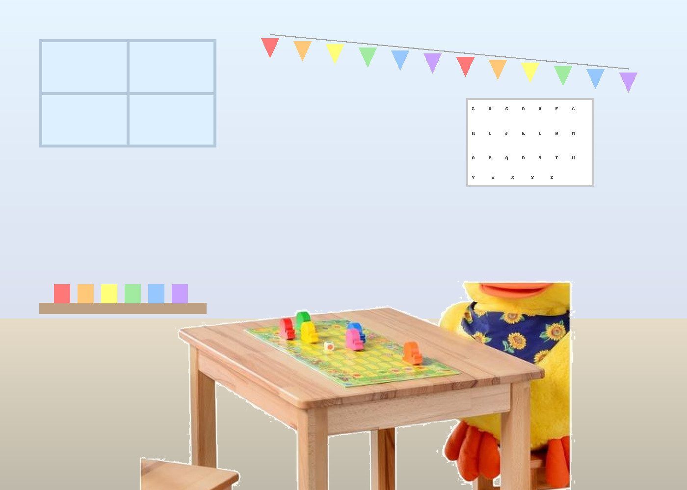 bv-vertrieb Kindertisch Kindertisch Kernbuche Kindergartentisch Kindersitzg günstig online kaufen
