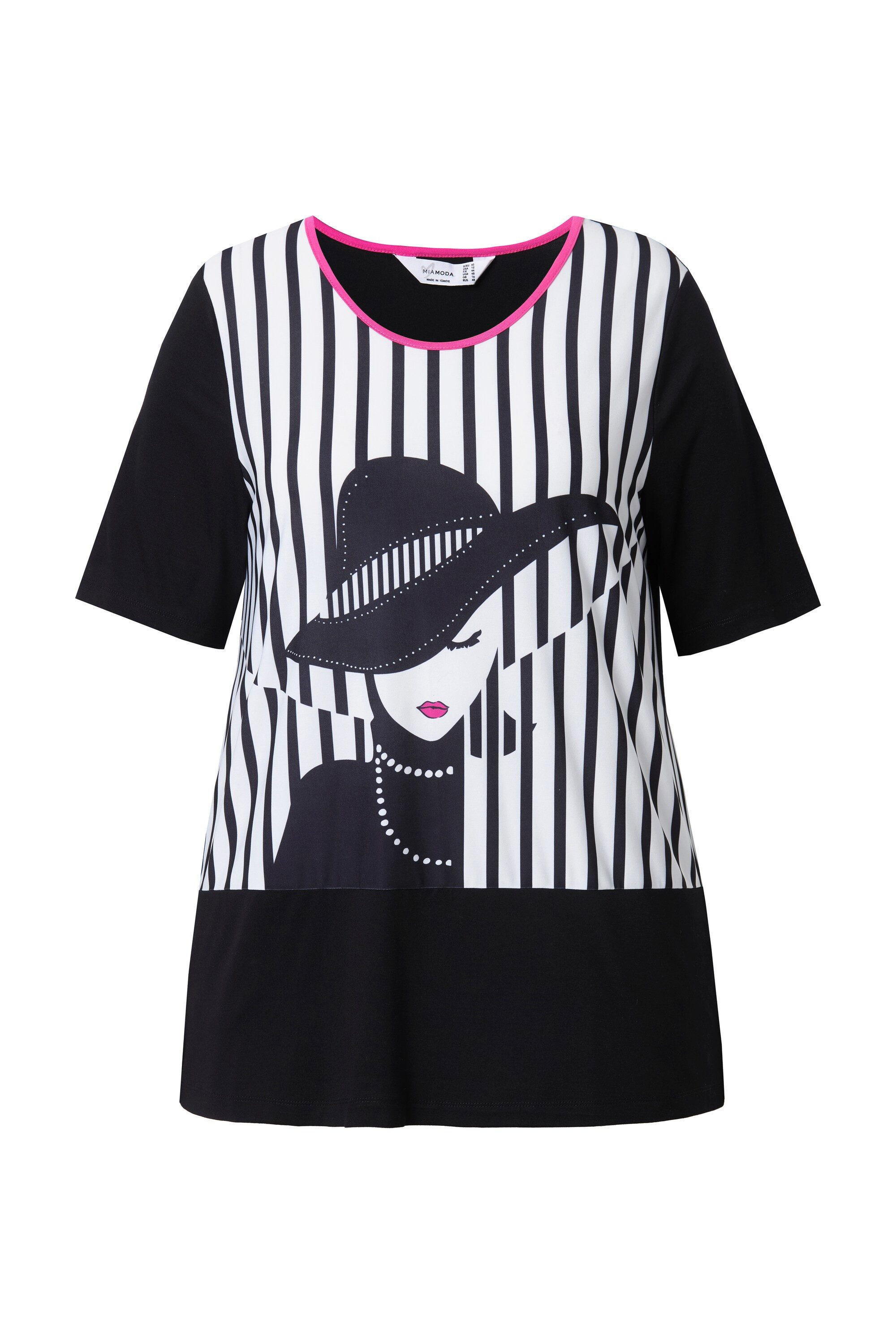 MIAMODA T-Shirt T-Shirt A-Linie Streifen und günstig online kaufen
