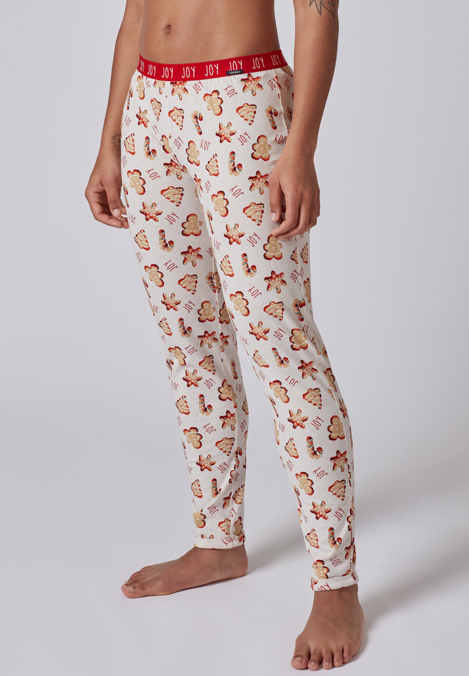 Skiny Pyjamahose Damen Schlafanzughose (1-tlg) Modisches Design
