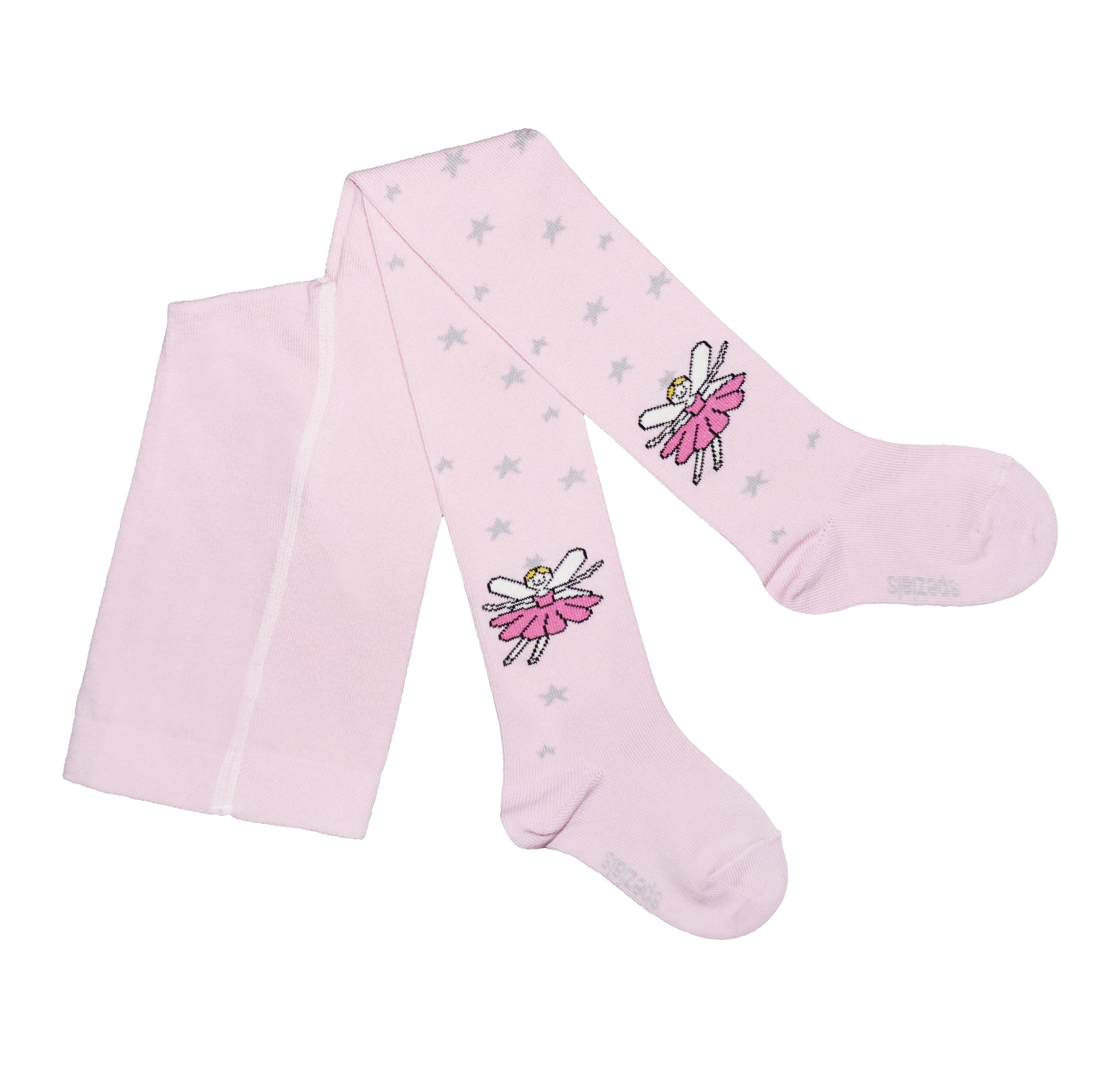 Strickstrumpfhose Kinderstrumpfhosen für Mädchen >>Sternfee<< weiche Baumwolle