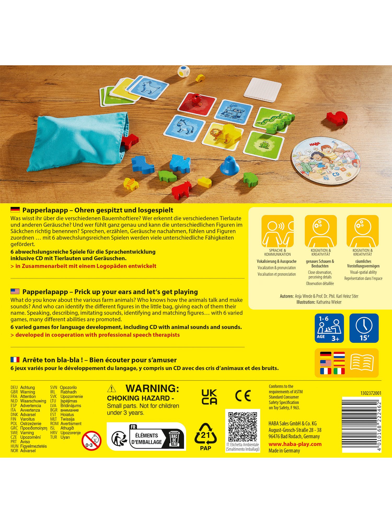 Haba Lernspielzeug Papperlapapp, unisex neutral günstig online kaufen