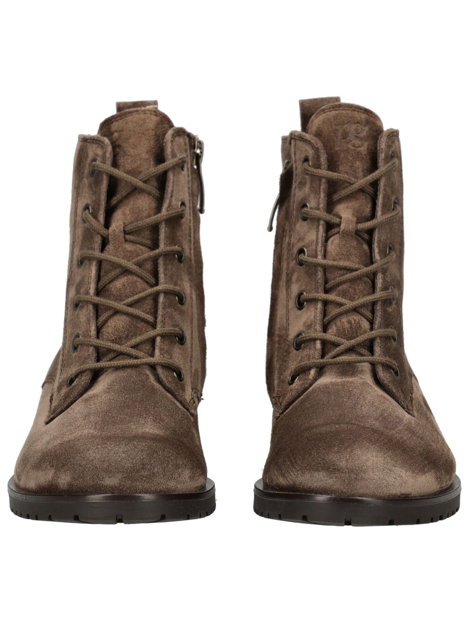 Paul Green Paul Green Stiefelette Veloursleder Schnürstiefelette