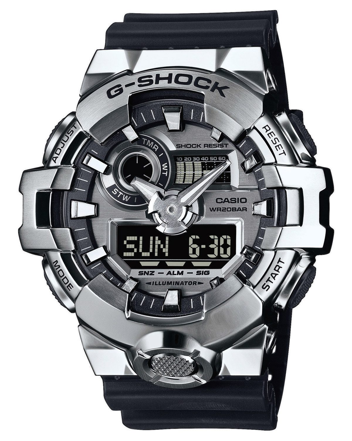 CASIO G-SHOCK Quarzuhr G-Shock G-Steel Schwarz/Stahl günstig online kaufen
