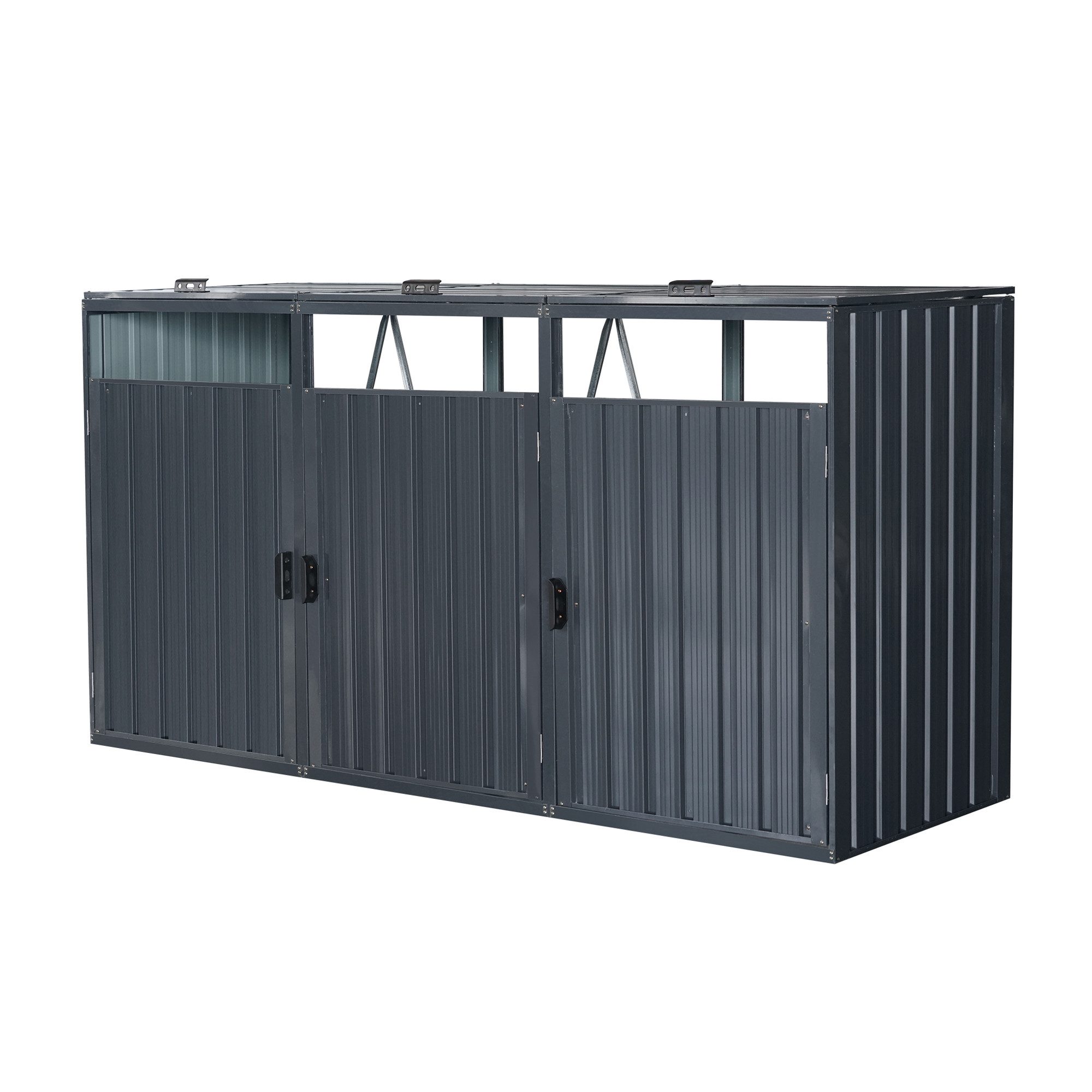 KONIFERA Mülltonnenbox Santander, BxTxH: 240x80x122 cm