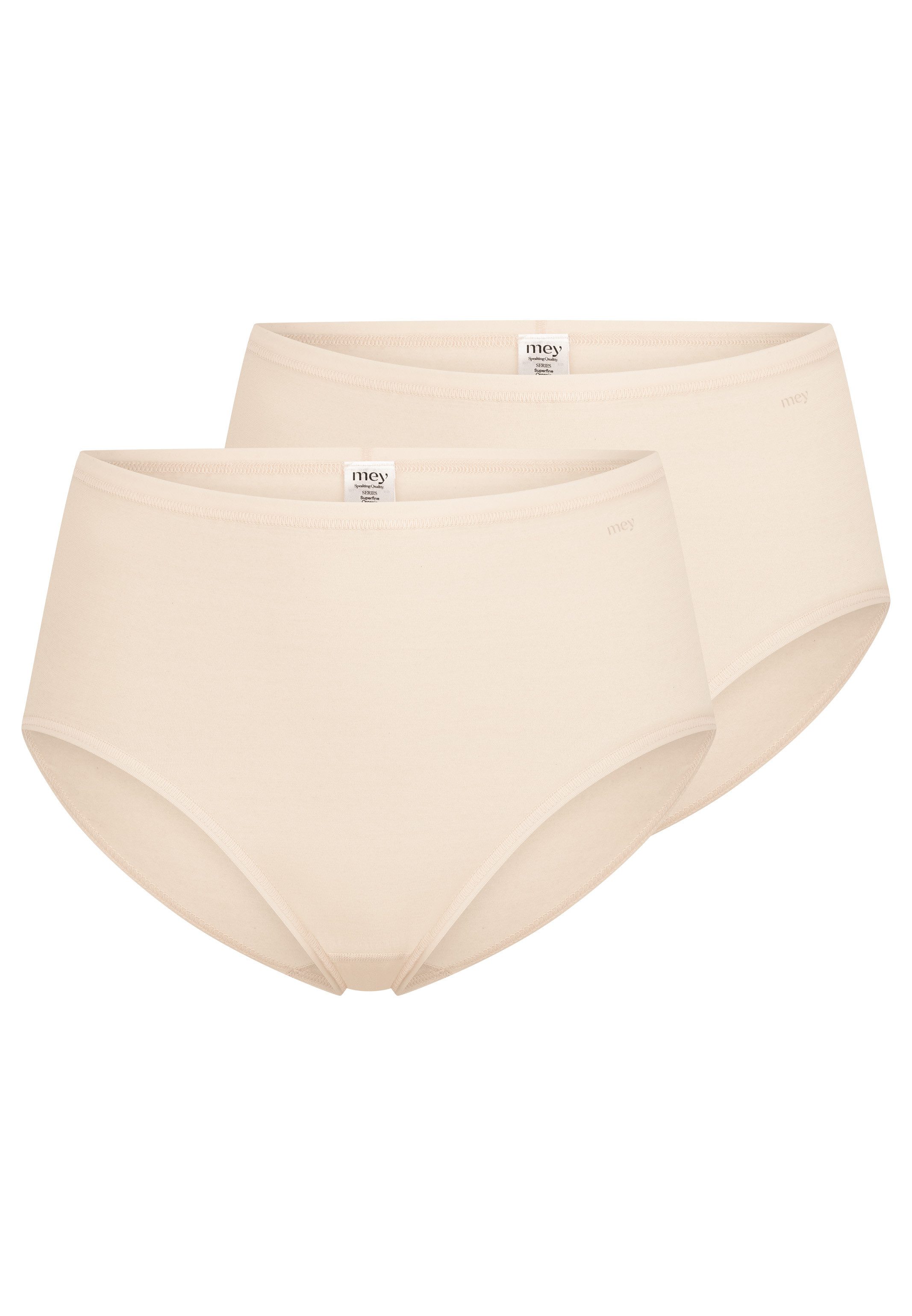 Mey Taillenslip 2er Pack Cotton (Spar-Set, 2-St) Taillen Slip - Baumwolle - Nahtloses Design für maximalen Komfort