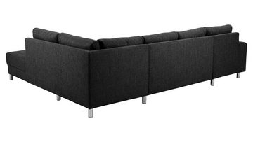 ebuy24 Sofa Calverton Ecksofa mit rechts gewendeten Ottomane i