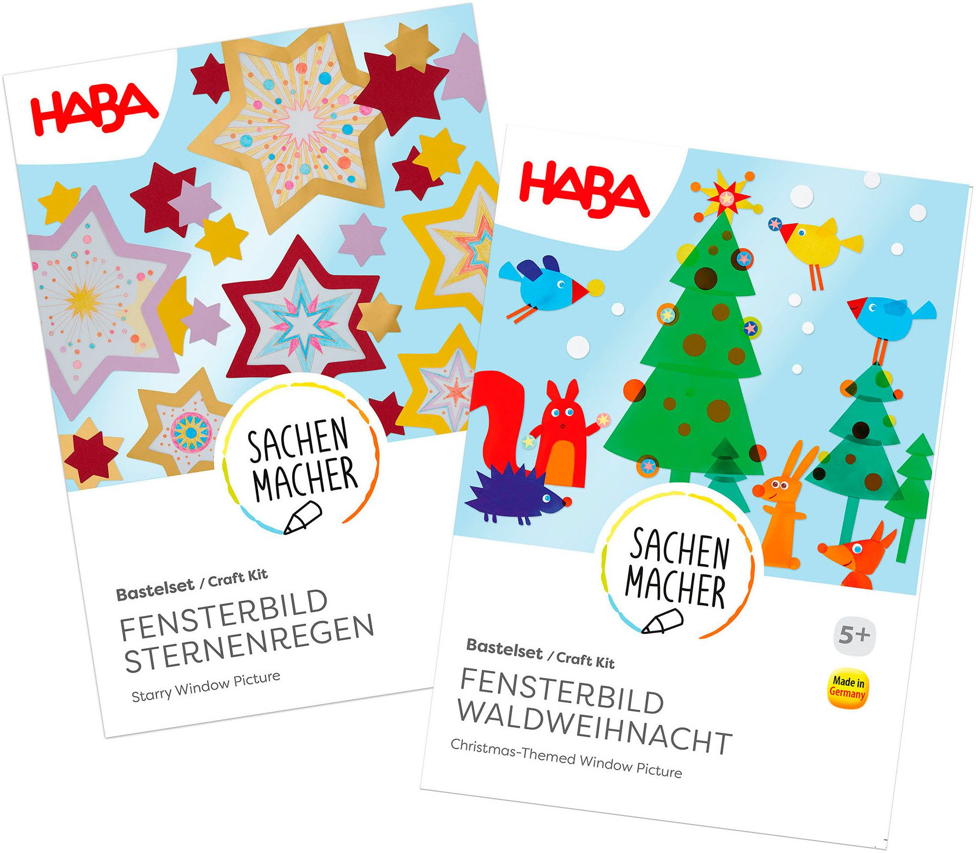 Haba Kreativset 2er Bastelsets Weihnachten