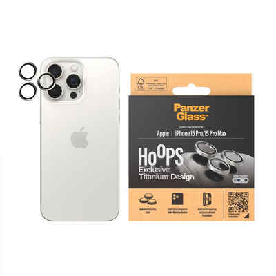 PanzerGlass Hoops Camera Protector Titanium für Apple iPhone 15 Pro, Apple iPhone 15 Pro Max, Kameraschutzglas
