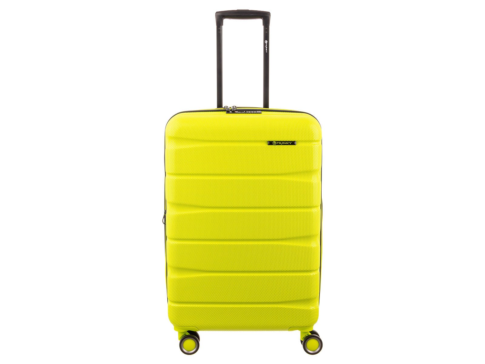 Franky Handgepäckkoffer ABS13 66er Trolley Hartschale, 4 Rollen, Dehnfalte