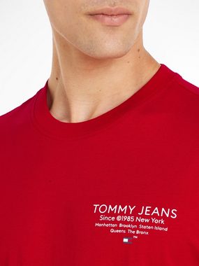 Tommy Jeans T-Shirt TJM SLIM ESSTNL GRAPHIC TEE EXT mit Tommy Jeans Logodruck