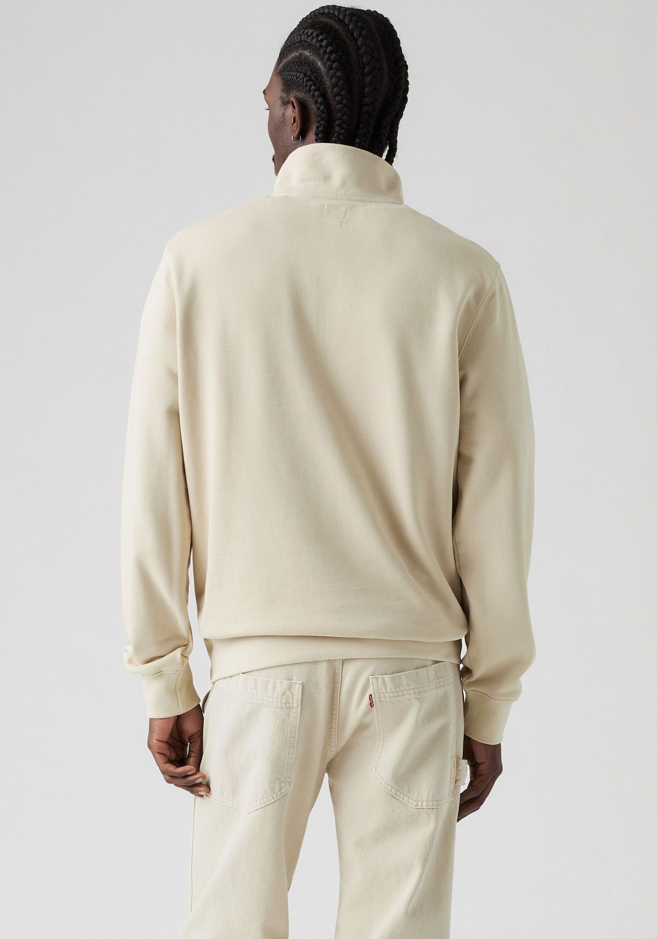 Levi's® Sweatshirt ORIGINAL HM 1/4 ZIP mit Troyer-Kragen und Logo-Stickerei