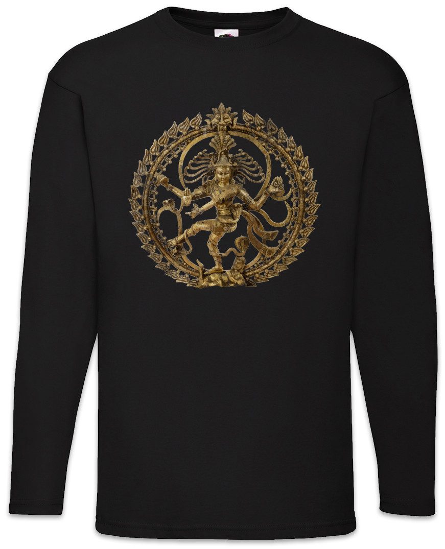 Langarmshirt Shiva II Vintage Langarm T-Shirt Buddhismus Shivaismus Yoga Buddha OM