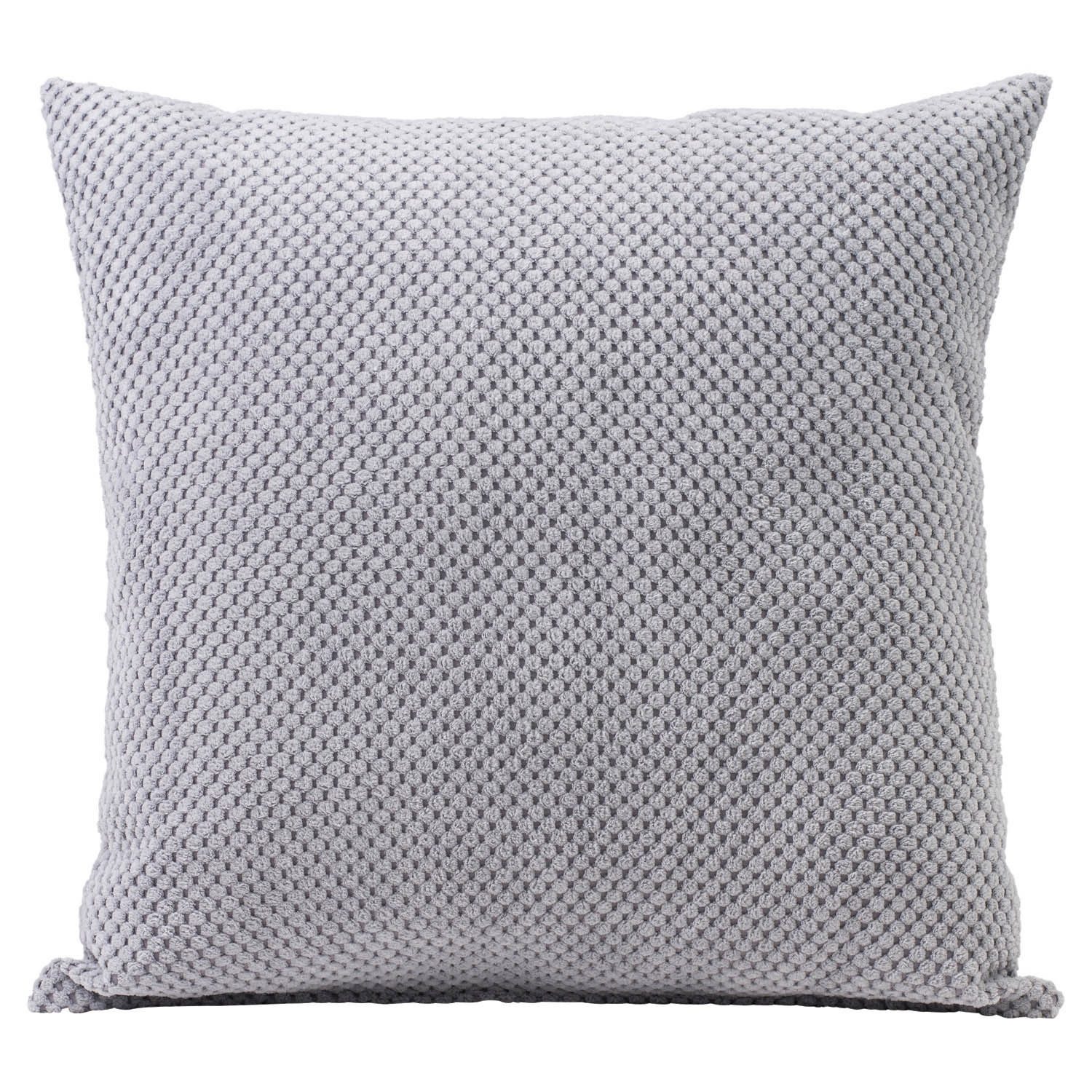 Gözze Kissenhülle SVEN, Silbergrau, Polyester, Bubbleoptik, (1 Stück), 40 x 40 cm, mit Reißverschluss