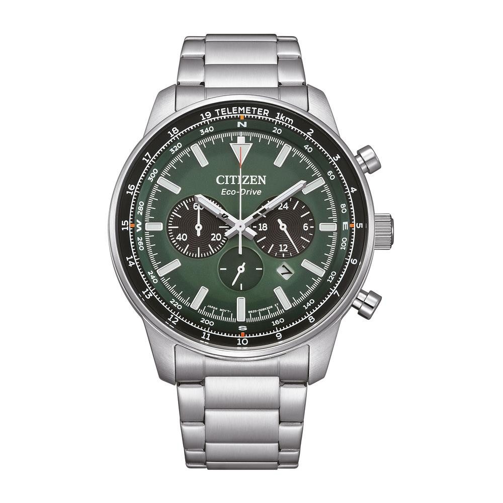 Citizen Quarzuhr Solar Chronograph für Herren von Citizen aus Edelstahl günstig online kaufen