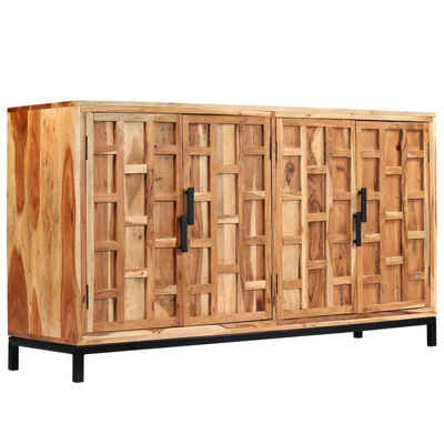 vidaXL Sideboard Sideboard Akazienholz Massiv 145 x 40 x 80 cm (1 St)