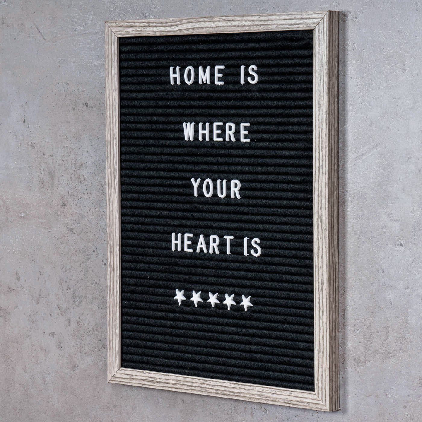 Levandeo® Memoboard, Buchstaben Tafel Holz 30x40cm günstig online kaufen
