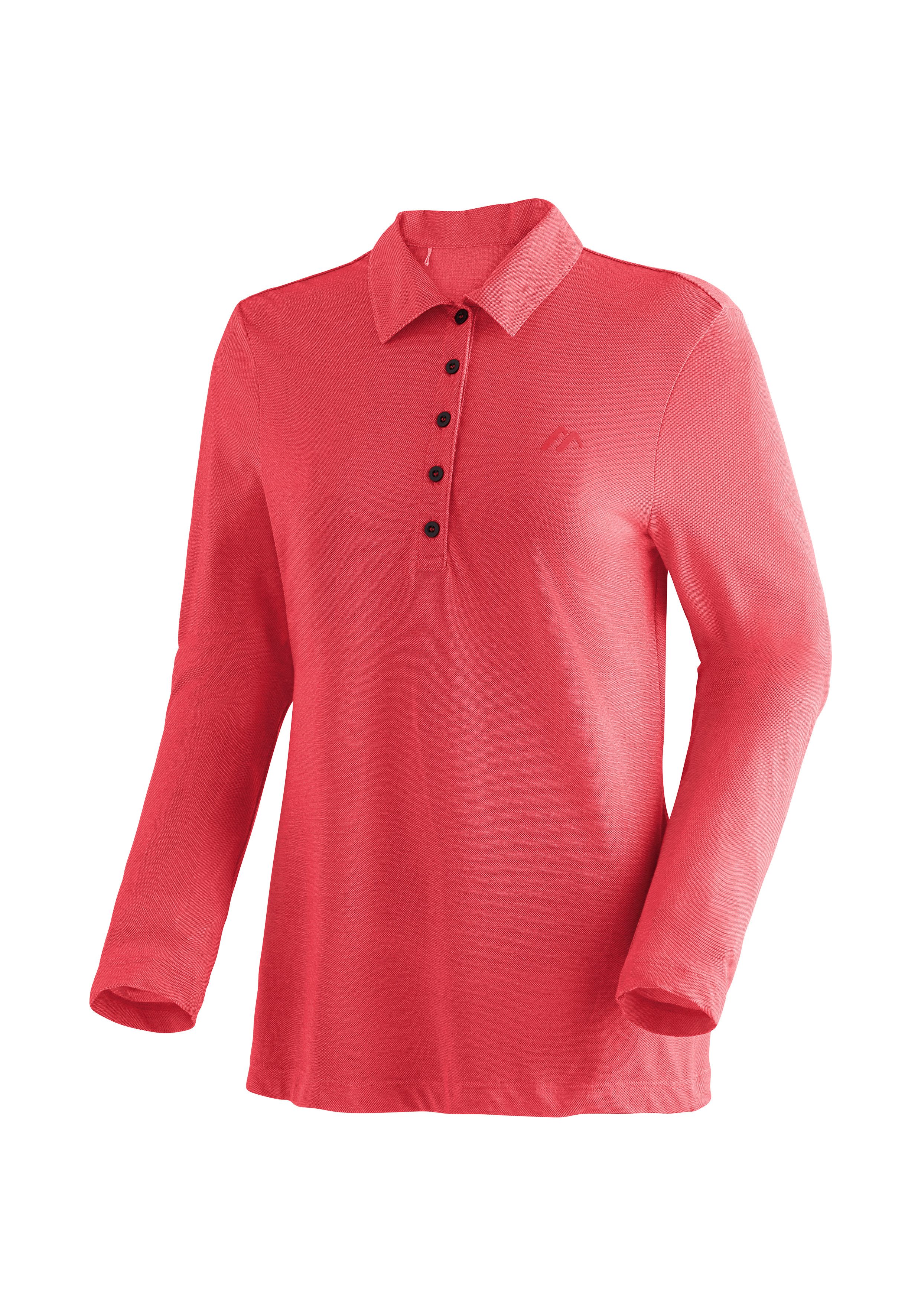 Langarm-Poloshirt Long Piquee Polo W