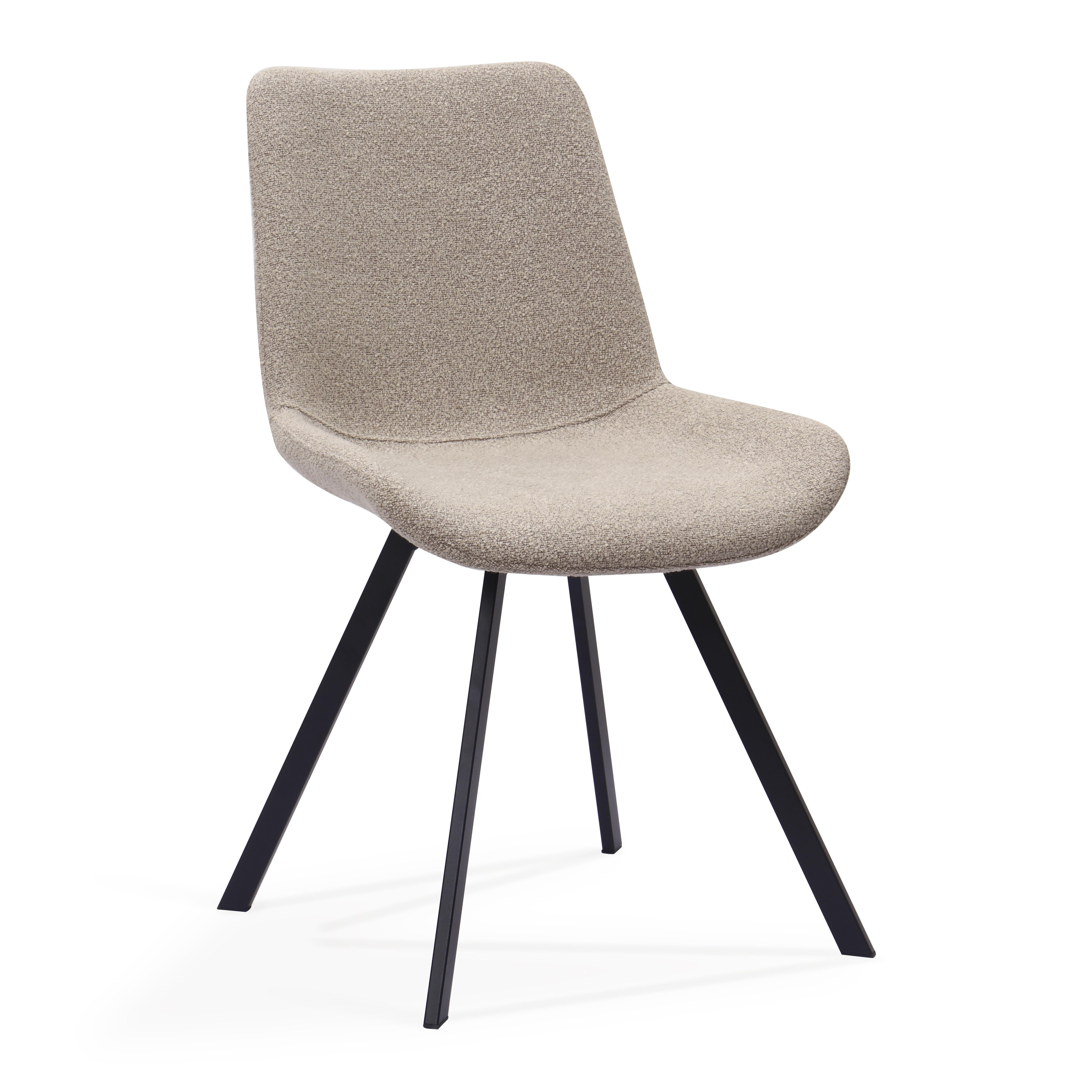 WILLIAMSPACE Esszimmerstuhl Lex 2er Esszimmerstühle, gepolsterte Schale, Metallgestell, 2er-Pack – Bild 4 von 5