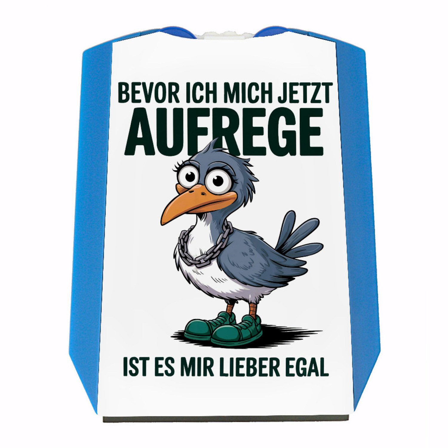 Parkscheibe Cartoon Vogel rege mich nicht auf Parkscheibe