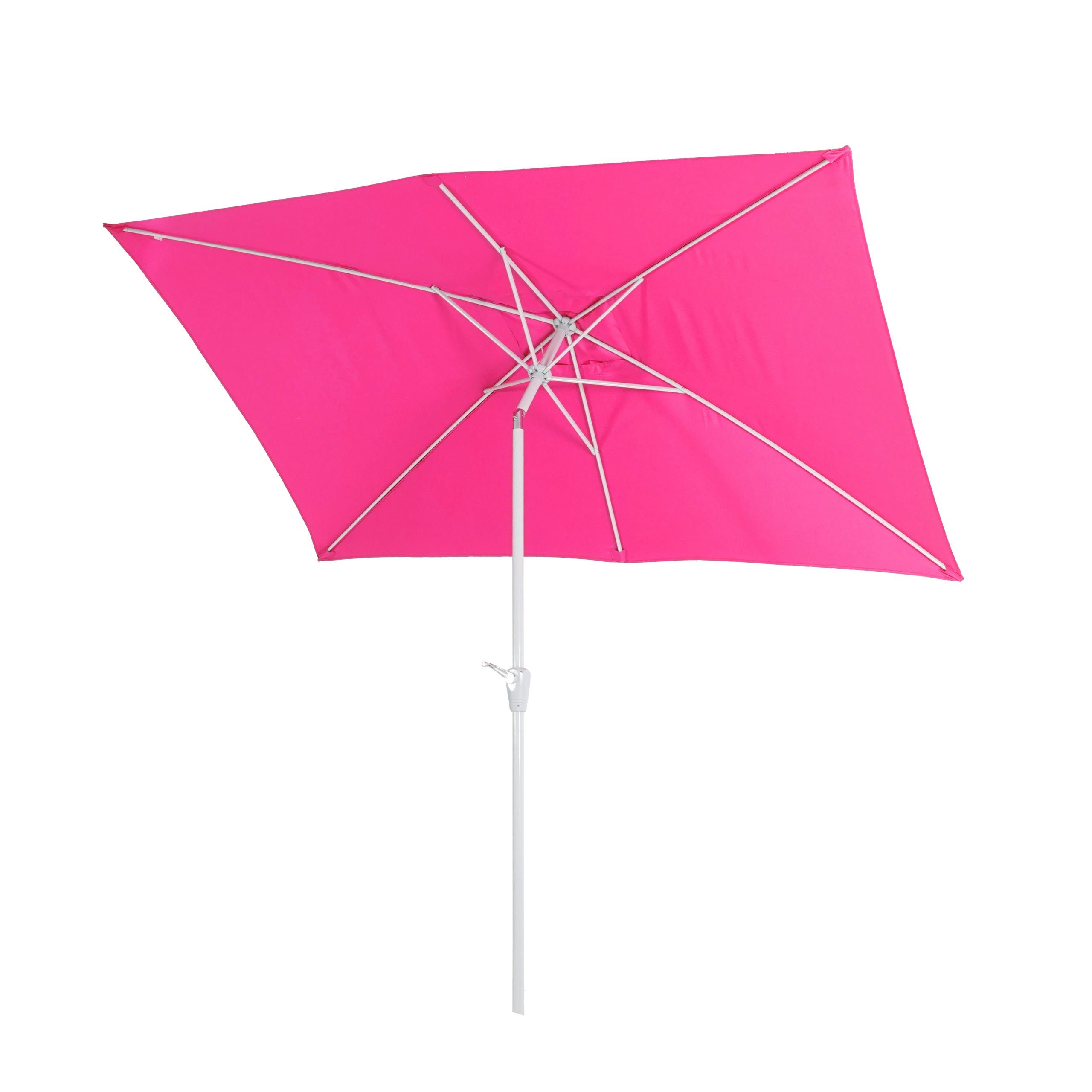 MCW Sonnenschirm Castellammare, Kippbar, Lüftungsschlitz, rechteckig, günstig online kaufen