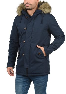 PRODUKT Parka Platon warme Jacke mit abnehmbarem Kunstfellkragen