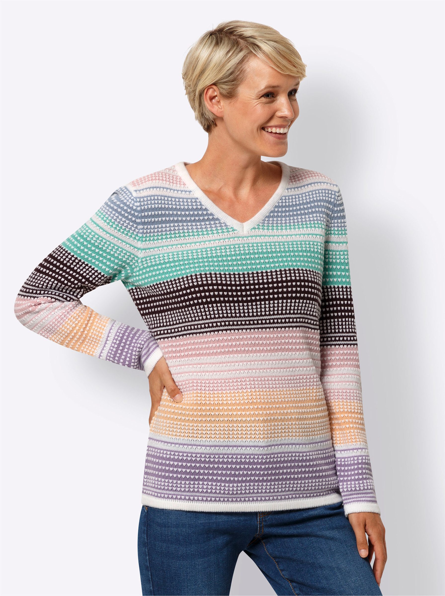 Strickpullover Langarm-Pullover
