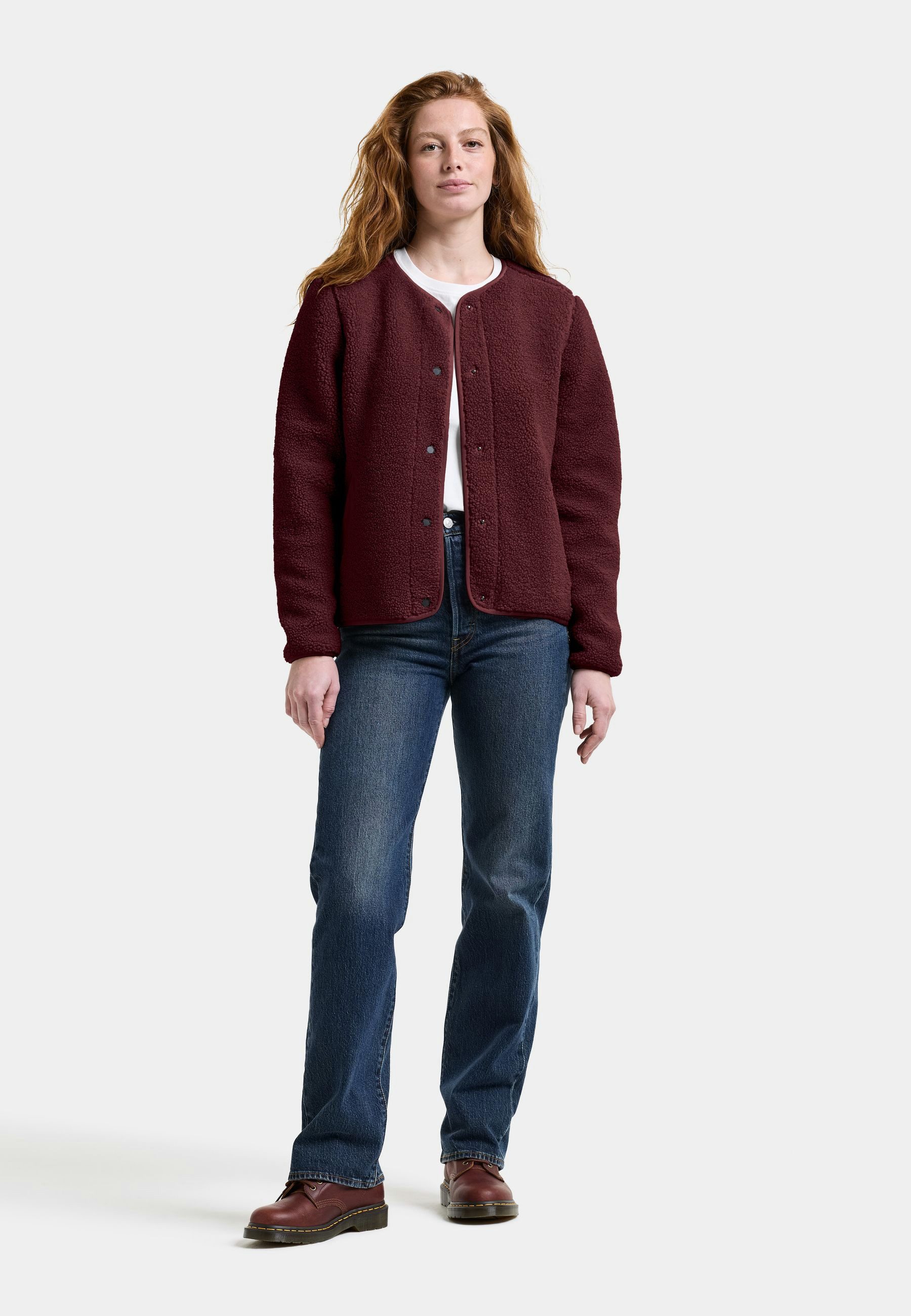 Didriksons Fleecejacke Damen Pile Teddy SELMA mit Taschen