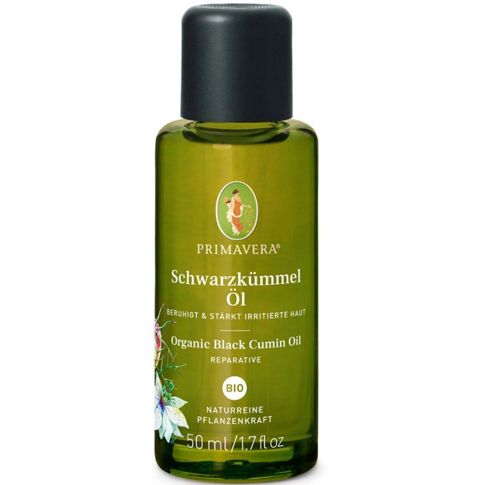 Primavera Life GmbH Körperöl Schwarzkümmel Öl bio, Schwarz, 50 ml