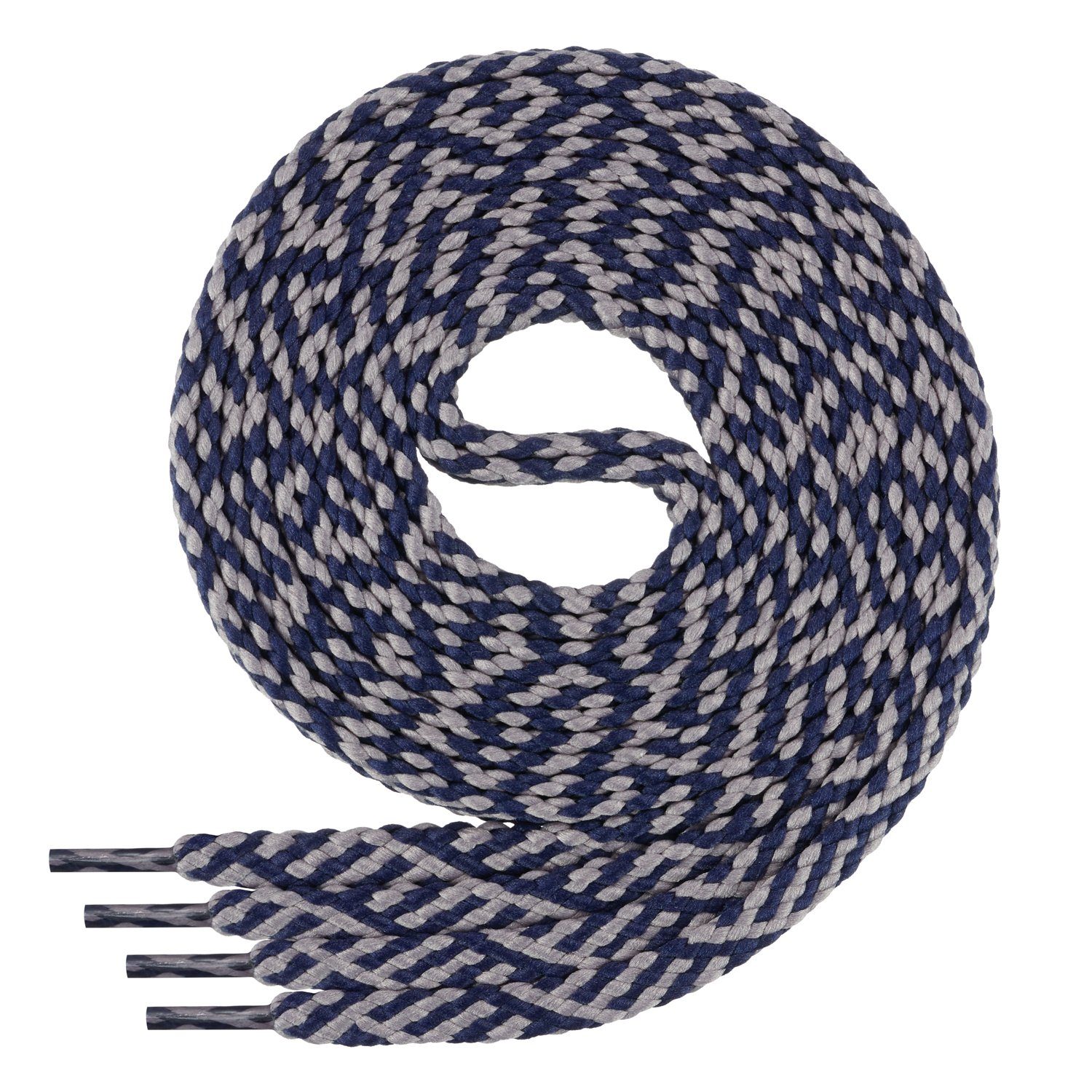 Di Ficchiano Schnürsenkel flache SCHNÜRSENKEL 7mm breit für Sneaker und Sportschuhe - sehr reißf
