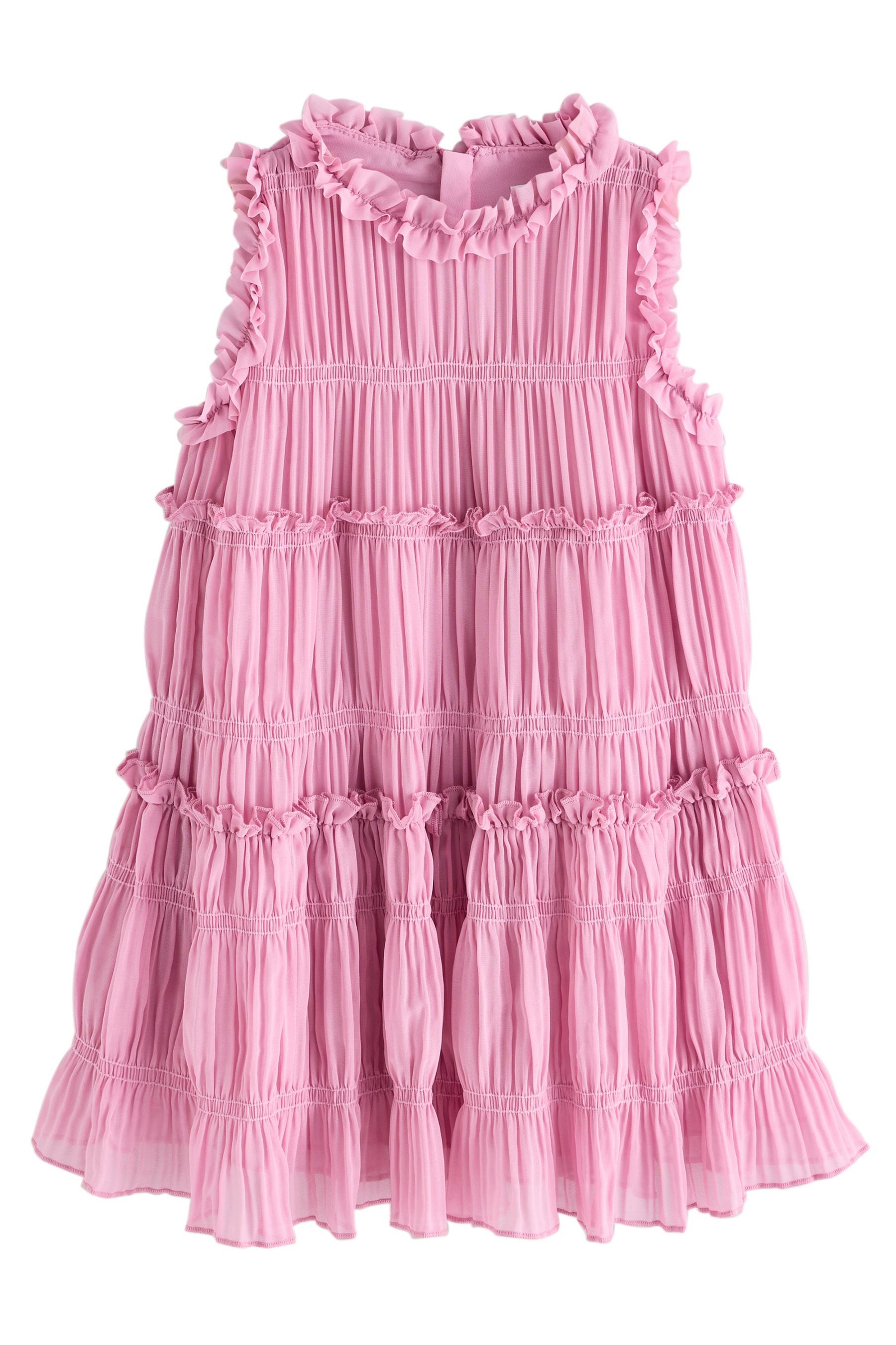 Next Partykleid Gesmoktes Partykleid mit Rüschen günstig online kaufen