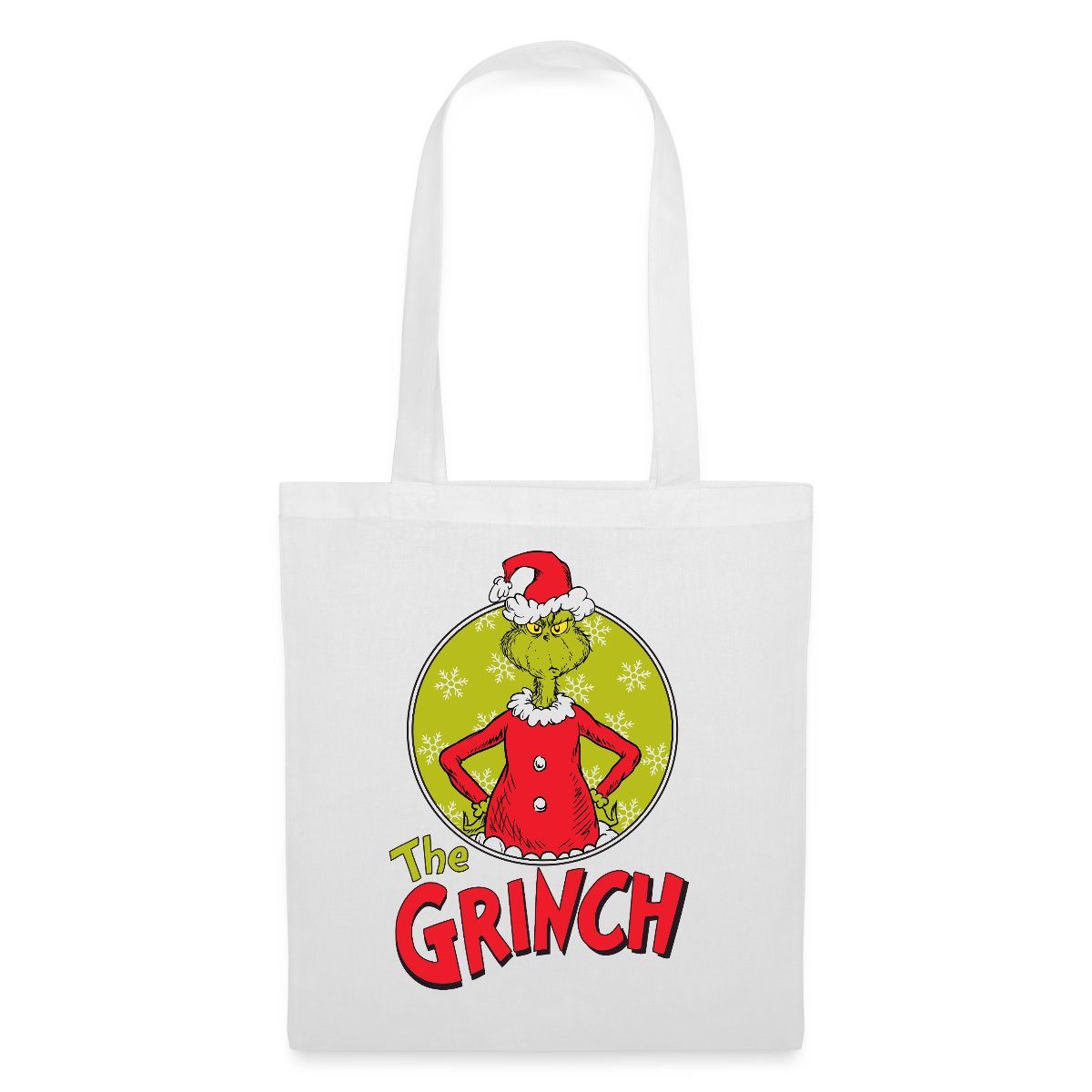 Spreadshirt Henkeltasche Der Grinch Logo The Grinch Stoffbeutel (1-tlg)