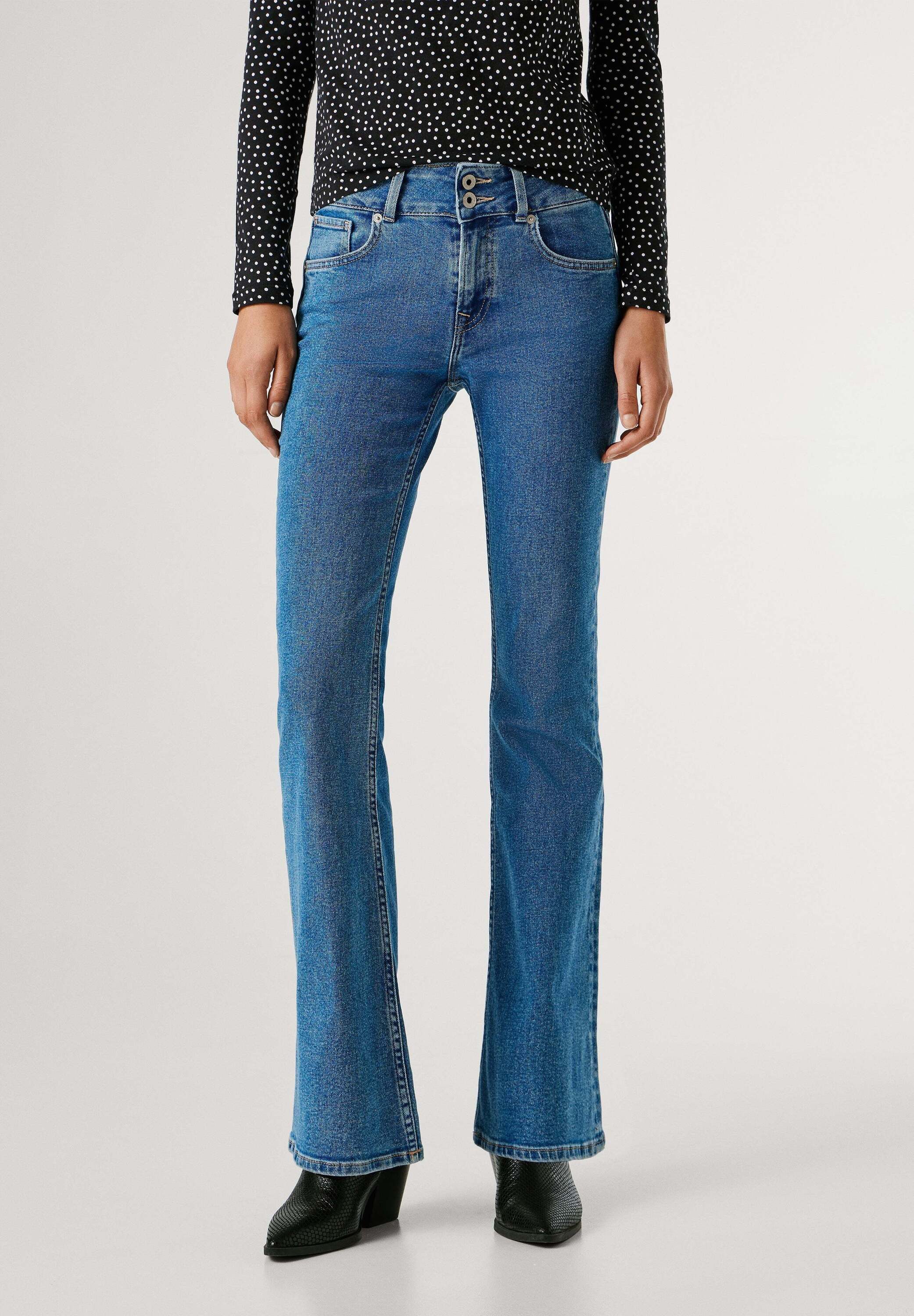 Pepe Jeans Slim-fit-Jeans flare fit jeans FLARE JEANS MW VENUS