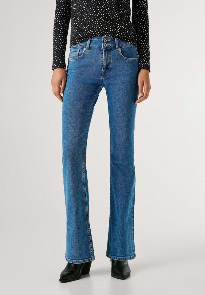 Pepe Jeans Slim-fit-Jeans flare fit jeans FLARE JEANS MW VENUS